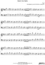 Thumbnail Deck the Halls Pure Sheet Music Duet for Eb Instrument and Trombone, Arranged by Lars Christian Lundholm
