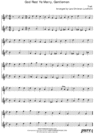 Thumbnail God Rest Ye Merry, Gentlemen Pure Sheet Music Duet for Clarinet and Bb Instrument, Arranged by Lars Christian Lundholm