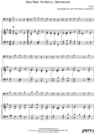 Thumbnail God Rest Ye Merry, Gentlemen Pure Sheet Music for Piano and Bassoon, Arranged by Lars Christian Lundholm