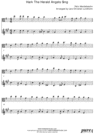 Thumbnail Hark The Herald Angels Sing Pure Sheet Music Duet for Viola and Bb Instrument, Arranged by Lars Christian Lundholm