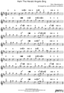 Thumbnail Hark The Herald Angels Sing Pure Sheet Music Solo for English Horn, Arranged by Lars Christian Lundholm