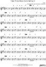 Thumbnail I Saw Three Ships Come Sailing In Pure Sheet Music Solo for Soprano Saxophone, Arranged by Lars Christian Lundholm