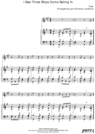 Thumbnail I Saw Three Ships Come Sailing In Pure Sheet Music for Piano and Clarinet, Arranged by Lars Christian Lundholm