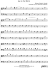 Thumbnail Joy to the World Pure Sheet Music Duet for F Instrument and Cello, Arranged by Lars Christian Lundholm
