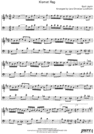 Thumbnail Kismet Rag Pure Sheet Music Duet for Bb Instrument and Cello, Arranged by Lars Christian Lundholm