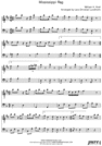 Thumbnail Mississippi Rag Pure Sheet Music Duet for Baritone Saxophone and Bassoon, Arranged by Lars Christian Lundholm