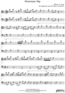 Thumbnail Mississippi Rag Pure Sheet Music Duet for Viola and Bassoon, Arranged by Lars Christian Lundholm