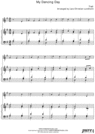 Thumbnail My Dancing Day Pure Sheet Music for Organ and Guitar, Arranged by Lars Christian Lundholm