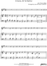 Thumbnail O Come All Ye Faithful Pure Sheet Music for Harpsichord and Trumpet, Arranged by Lars Christian Lundholm