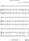 Thumbnail O Come All Ye Faithful Pure Sheet Music for Piano and Bassoon, Arranged by Lars Christian Lundholm