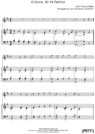 Thumbnail O Come All Ye Faithful Pure Sheet Music for Piano and French Horn, Arranged by Lars Christian Lundholm