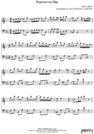 Thumbnail Peacherine Rag Pure Sheet Music Duet for Baritone Saxophone and Cello, Arranged by Lars Christian Lundholm