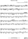 Thumbnail Peacherine Rag Pure Sheet Music Duet for Oboe and Baritone Saxophone, Arranged by Lars Christian Lundholm
