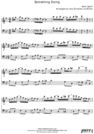 Thumbnail Something Doing Pure Sheet Music Duet for Baritone Saxophone and Bassoon, Arranged by Lars Christian Lundholm