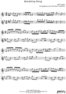 Thumbnail Something Doing Pure Sheet Music Duet for Bb Instrument and Eb Instrument, Arranged by Lars Christian Lundholm