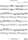 Thumbnail Something Doing Pure Sheet Music Duet for C Instrument and Tuba, Arranged by Lars Christian Lundholm