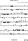 Thumbnail Something Doing Pure Sheet Music Duet for Viola and Double Bass, Arranged by Lars Christian Lundholm