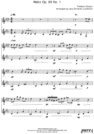 Thumbnail Waltz Op. 69 No. 1 Pure Sheet Music Duet for Violin and French Horn, Arranged by Lars Christian Lundholm