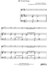 Thumbnail We Three Kings Pure Sheet Music for Piano and Viola, Arranged by Lars Christian Lundholm