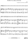 Thumbnail We Wish You a Merry Christmas Pure Sheet Music for Piano and Bassoon, Arranged by Lars Christian Lundholm