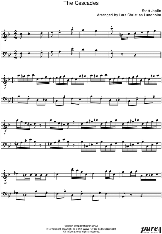 The Cascades Pure Sheet Music Duet for French Horn and Trombone