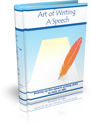 Thumbnail Art Of Writing a Speech eBook