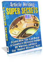 Thumbnail Article Writing Super Secrets eBook