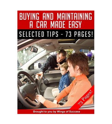 Thumbnail Buying and Maintaining a Car Made Easy eBook Thumbnail Buying and Maintaining a Car Made Easy eBook