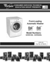 Thumbnail WHIRLPOOL DUET WASHER REPAIR SERVICE MANUAL