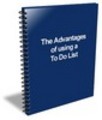 Thumbnail The Advantages of Using a ToDo List (PLR)