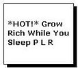 Thumbnail *HOT!* Grow Rich While You Sleep  P L R