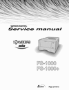 Thumbnail Kyocera FS-1000 and FS-1000 Plus Service Manual