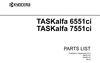 Thumbnail Kyocera TASKalfa 6551ci and 7551ci Parts Manual