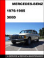 Thumbnail Mercedes-Benz 300D 1976-1985 Factory Service Repair Manual