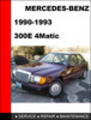 Thumbnail Mercedes-Benz 300E 4Matic 1990-1993 Service Repair Manual