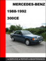Thumbnail Mercedes-Benz 300CE 1988-1992 Workshop Service Repair Manual