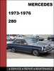 Thumbnail Mercedes-Benz 280 1973-1976 Factory WORKSHOP Service Repair manual
