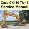 Thumbnail case cx460 tier3 workshop repair  service manual 