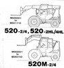 Thumbnail Jcb Loadall  520-2/4 520-2hl/4hl 520M-2/4 Parts Manual 