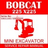 Thumbnail X 225 225 Excavator Service Repair Manual 