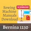 Thumbnail Bernina 1230 Instruction, User, Owners & Service manual