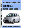 Thumbnail Suzuki Swift (RS413, RS415, RS416) 2005-2007 Repair Manual Thumbnail Suzuki Swift (RS413, RS415, RS416) 2005-2007 Repair Manual