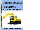 Thumbnail Hyundai Crawler Excavator R80-7 Service Repair Manual Pdf