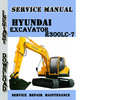 Thumbnail Hyundai Crawler Excavator R300LC-7 Service Repair Manual Pdf