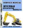 Thumbnail Hyundai Crawler Excavator R250LC-3 Service Repair Manual Pdf