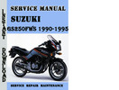 Thumbnail Suzuki GS250FWS 1990-1995 Service Repair Manual Pdf Download