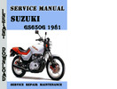Thumbnail Suzuki GS650G 1981 Service Repair Manual Pdf Download Thumbnail Suzuki GS650G 1981 Service Repair Manual Pdf Download