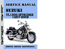 Thumbnail Suzuki VL1500 Intruder 1987-2002 Service Repair Manual Pdf 