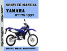 Thumbnail Yamaha DT175 1997 Service Repair Manual Pdf Download