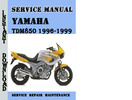 Thumbnail Yamaha TDM850 1996-1999 Service Repair Pdf Download